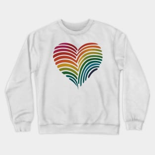 Love Matters Rainbow Fingerprint Crewneck Sweatshirt